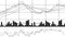 4k HUD graph and bar stats,Stock market business data visualization.