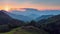 4K Hyperlapse aerial view of drone flying around Doi Luang Chiang Dao mountain, Hadubi viewpoint, Chiang Mai, Thailand