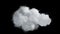 4k isolated cloud on transparent background,, ready for compositing