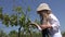 4K Kid Eating Grapes in Vineyard, Rustic Child Portrait, Girl Playing in Field