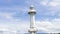 4k Lighthouse on Lac Leman in Geneva, Switzerland