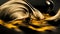 4k liquid gold, melted gold and black background, golden abstract backdrop, shiny silky fluid, luxury background, luxurious wallpa