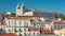 4k Lisbon cathedral Portugal motion timelaspe hyperlapse UHD city summer