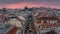 4k Lisbon sunset street Portugal centre timelaspe UHD city summer red yellow