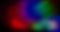 4K looping dark multicolor blur flowing background.