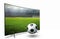 4k monitor watching smart tv translation of football game