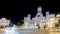 4k night timelapse in which we can see the Plaza de Cibeles, the Puerta de Alcala, the Town Hall