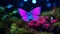 4k Pink Butterflies And Moss Hd Wallpaper