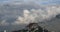 4k Potala Palace in the morning,Lhasa,Tibet.mountains surrounded by clouds.