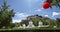 4k Potala & white stupa in Lhasa,Tibet.