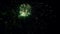 4K.Real fireworks background. Shining fireworks in the night sky. Glowing sparkles.