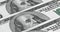4k Resolution Video: Many 100 American Dollar Bills Background extreme closeup