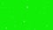 4K seamless animation of falling snow green background for chroma key use