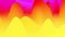 4k seamless loop, abstract fluid red yellow gradients, inner glow wavy surface. Beautiful warm color gradients as