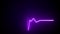 4k seamless loop animation Heartbeat line. Pulse trace. EKG and Cardio symbol.