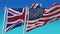 4k Seamless United States of America Britain England United Kingdom Flag,USA UK.