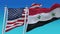 4k Seamless United States of America and Syria Flag background,USA US SYR SY.
