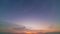 4K sky time lapse of clouds sunset or sunrise background.Flowing sunset Cloud nature Amazing light of nature landscape