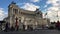 4K Street view with tourists at Piazza Venezia in front of the Altare della Patria Monument