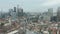 4k Stunning view of london skyline showing both modern and historic buildings