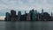 4k Sunrise timelapse of Manhattan skyline in new york - USA