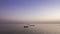 4K Sunset Time lapse seascape view from Olhao to Ria Formosa wetlands
