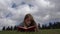 4K Thinking Sad Girl Reading a Book on Meadow, Child Studying Outdoor on Grass
