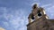 4K. Three bells on church tower in Dubrovnik Old Town, Croatia