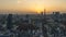 4k time lapse of day to night sunset scene at Tokyo city skyline with Tokyo Tower