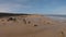 4k time lapse footage of Kingsbarns Beach, Fife, Scotland