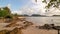 4k time lapse of travel people relax on the patong beach Phuket thailand in summer travel season.