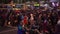 4K Timelaps Asian crowds people walking crossroad in crowded street city