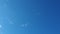 4K timelapse of beautiful blue sky with light clouds background. Natural summer sky. Delicate hue paints the atmosphere