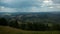 4K Timelapse of cumulonimbus clouds and rain in mountains