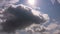 4K Timelapse flowing clouds in the sky white clouds moving fast sky time lapse cloudscape