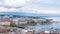 4K Timelapse of Geneva Mont Blanc bridge from the Saint Pierre cathedral - Switzerland