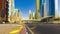 4K TimeLapse. Highway traffic Dubai centre