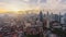 4K Timelapse of Kuala Lumpur city landscape during magnificent sunrise.