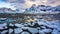 4K Timelapse of Lofoten islands in winter, Norway, Europe