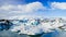 4K Timelapse of melting icebergs, Jokulsarlon Glacier Lagoon, Iceland