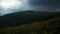 4K Timelapse of rainclouds in mountains