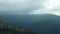 4K Timelapse of storm clouds in mountains