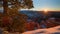 4K Timelapse of Sunrise over Bryce Canyon National Park in Winter, Utah, USA