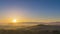4K Timelapse Sunrise over the rolling hills in Tuscany countryside , Italy