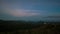4k timelapse of sunset at mountains under mist in the morning at Khao Kho National Park, Phetchabun province, Thailand, wide angle