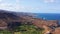 4K UHD aerial view wild coastline near Calheta in Santiago - Cape Verde - Cabo Verde