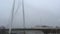 4K UltraHD Early morning fog at the the Margaret Hunt Bridge in Dallas