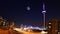 4K UltraHD Full Moon over Toronto