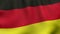 4K UltraHD Loopable waving German flag animation