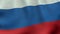 4K UltraHD Loopable waving Russian flag animation